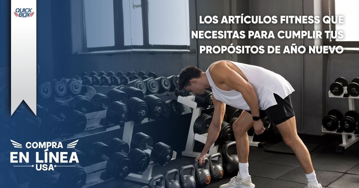 Los artículos fitness que necesitas para cumplir tus propósitos de año nuevo