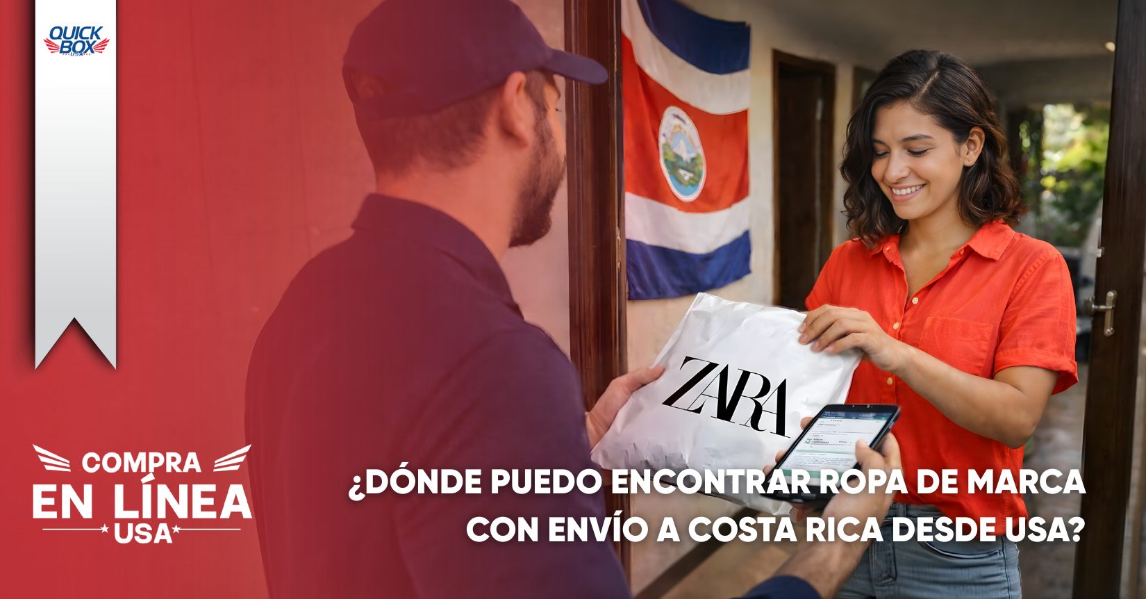 ¿Dónde puedo encontrar ropa de marca con envío a Costa Rica desde USA?