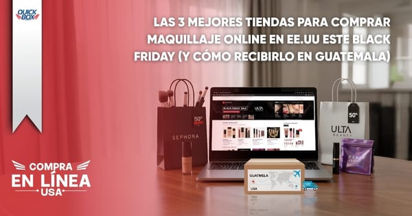 Las 3 mejores tiendas para comprar maquillaje online en EE.UU desde Guatemala